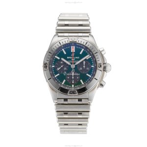 Breitling Chronomat AB0134101/L1A1 Automatic Green Dial 42mm Steel