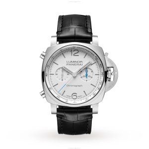 Panerai Luminor PAM01218 Automatic Watch - 44mm Stainless Steel, White Dial