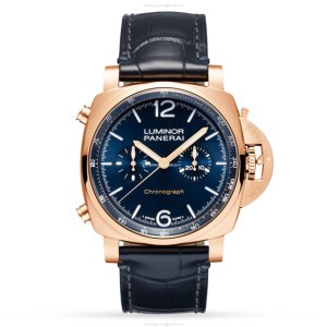 Panerai Luminor PAM01111 Goldtech Automatic Blue Watch - 44mm