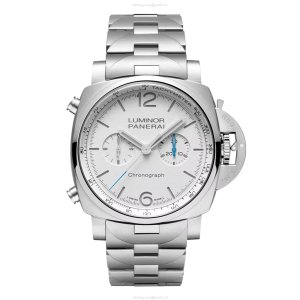 Panerai Luminor PAM01548 Automatic Watch - 44mm Stainless Steel - White Dial