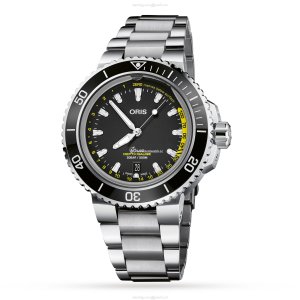Oris Aquis Depth Gauge Automatic Black Dial - 45.5mm Ceramic & Steel
