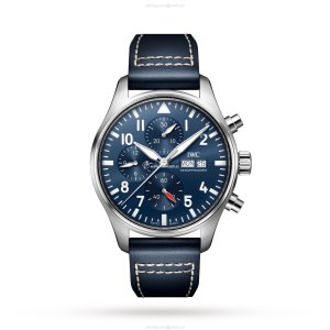 IWC Pilot IW378003 Automatic Chronograph - 43mm Stainless Steel Blue Dial