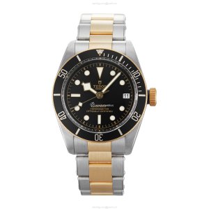 Tudor Black Bay I706906 | 41mm Steel & Gold Automatic Watch - Black Dial