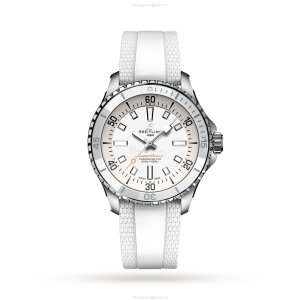 Breitling Superocean 36mm Automatic White Dial - Stainless Steel & Rubber