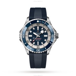 Breitling Superocean A17378E71C1S1 | 46mm Automatic Blue Dial | 300M Water Resistant