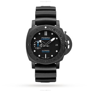 Panerai Submersible PAM01231 Replica - 42mm Carbon Fibre Automatic Watch