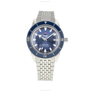 Rado Captain Cook Automatic Blue Dial Watch - 42mm Stainless Steel