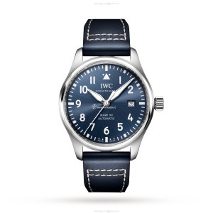 IWC Pilot IW328203 Automatic Watch - 40mm Stainless Steel & Blue Dial