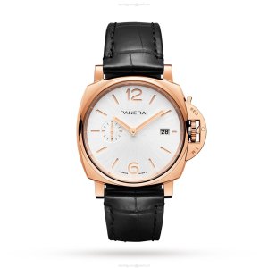 Panerai Luminor Due PAM01336 - 42mm Rose Gold Automatic Watch - White Dial