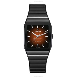Rado Anatom Automatic Brown Watch - 32.5mm Steel & Ceramic