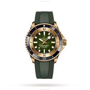 Breitling Superocean 42mm Bronze Automatic Green Dial Replica Watch
