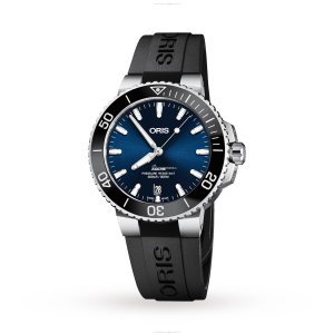 Oris Diving Automatic Blue Watch - 39.5mm Stainless Steel - 300M Water Resistant