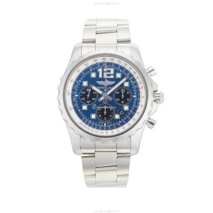 Pre-Owned Breitling Chronospace Automatic Blue Dial | 46mm Stainless Steel