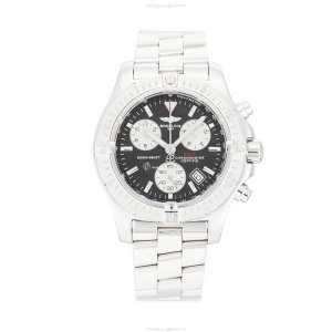 Breitling Colt A73380 | 41mm Stainless Steel Quartz Watch - Black Dial