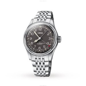 Oris Aviation Automatic Watch - 40mm Black Dial - Stainless Steel