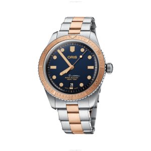 Oris Heritage 1965 Automatic Blue Dial Watch - 40mm Stainless Steel