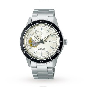 Seiko Style 60s SSA423J1 Automatic Watch - 40mm Stainless Steel - White Dial