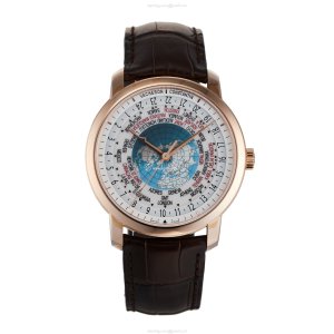 Vacheron Constantin Traditionnelle 86060 Rose Gold Automatic - 42mm White Dial World Time