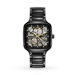 Rado True Square R27086712 Ceramic Automatic Skeleton Watch | 38mm