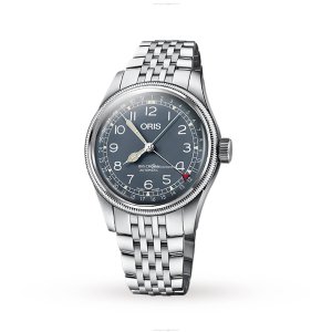 Oris Aviation Automatic Watch - 40mm Blue Dial - Stainless Steel