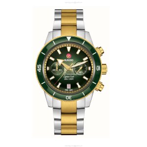 Rado Captain Cook R32151318 Automatic Green Dial - 43mm Stainless Steel