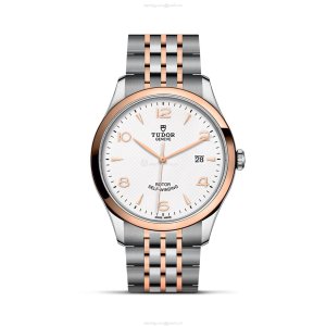 Tudor 1926 M91651-0009 Automatic Watch - 41mm Steel & Rose Gold - White Dial