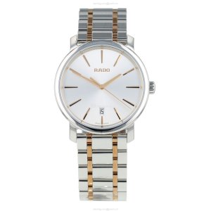Pre-Owned Rado DiaMaster Mens Watch - 40mm Silver Dial Quartz