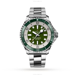 Breitling Superocean Automatic 44mm Green Dial - Stainless Steel Watch