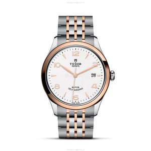 Tudor 1926 M91551-0009 Automatic Watch - 39mm Steel & Rose Gold - White Dial