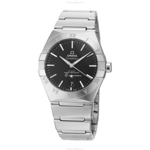 Omega Constellation Automatic Black Dial 39mm Stainless Steel Watch