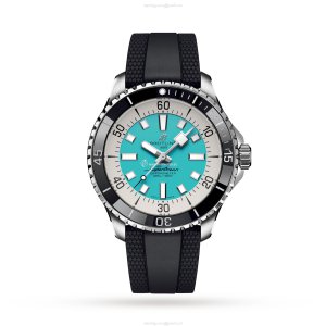 Breitling Superocean Automatic 44mm Turquoise Dial - Stainless Steel Watch
