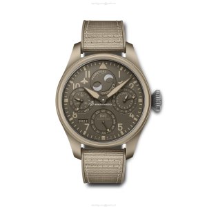 IWC Pilot IW503004 Automatic Watch - 46mm Ceramic Case - Beige Dial