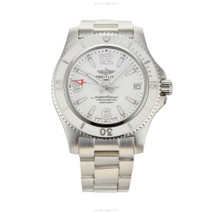 Breitling Superocean 36mm Automatic Watch - White Dial | Stainless Steel