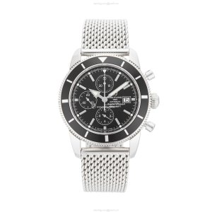 Breitling Superocean Heritage 46 Automatic Watch - Black Dial | 46mm Stainless Steel