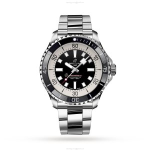 Breitling Superocean Automatic 44mm Black Dial - Stainless Steel Watch