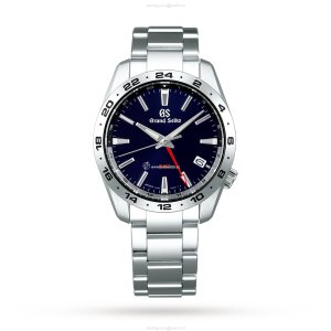 Grand Seiko Sport SBGN029 Blue Dial Quartz Watch - 200M Water Resistant - 39mm Stainless Steel Case