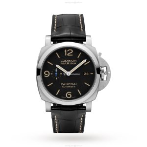 Panerai Luminor PAM01312 Automatic Watch - 44mm Stainless Steel Black Dial
