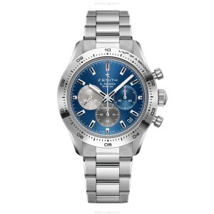 Zenith Chronomaster Sport 41mm Automatic Blue Dial - Stainless Steel Watch