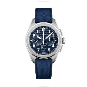 Zenith Pilot Automatic Blue Dial 42.5mm Stainless Steel Watch