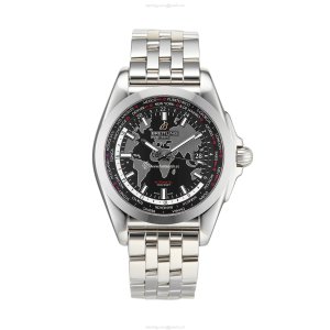 Breitling Galactic Automatic Watch - 43mm Stainless Steel Black Dial