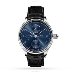 IWC Portugieser IW515301 Blue Dial | 46mm Stainless Steel | Manual Winding