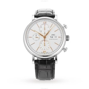 Pre-Owned IWC Portofino Automatic Watch - 42mm Stainless Steel & Silver Dial