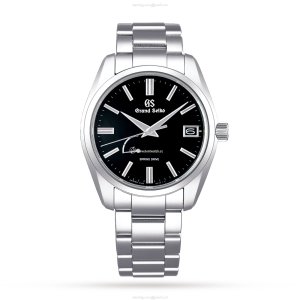 Grand Seiko Heritage SBGA467 Automatic Black Watch - 40mm Stainless Steel