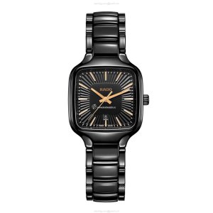 Rado True Square Ceramic & Titanium Quartz Watch - 29mm Black Dial | R27080172
