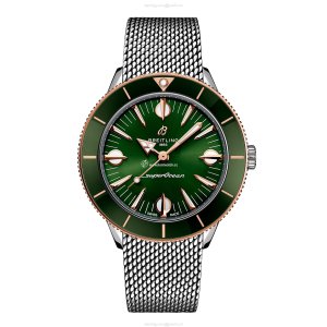 Breitling Superocean Heritage 38mm Automatic Green Dial - Stainless Steel