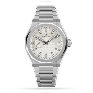 Zenith Defy Skyline Automatic Watch - 41mm Stainless Steel - White Dial