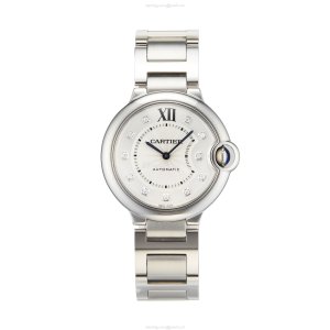 Cartier Ballon Bleu WE902075 | 36mm Stainless Steel Automatic Silver Dial
