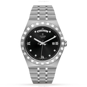 Tudor Royal M28600-0004 | 41mm Automatic Watch | Black Dial & Steel Bracelet