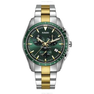 Rado HyperChrome R32259323 | 45mm Green Dial | Stainless Steel Quartz Watch
