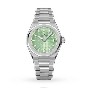 Zenith Defy Skyline 36mm Automatic Green Dial Stainless Steel Watch